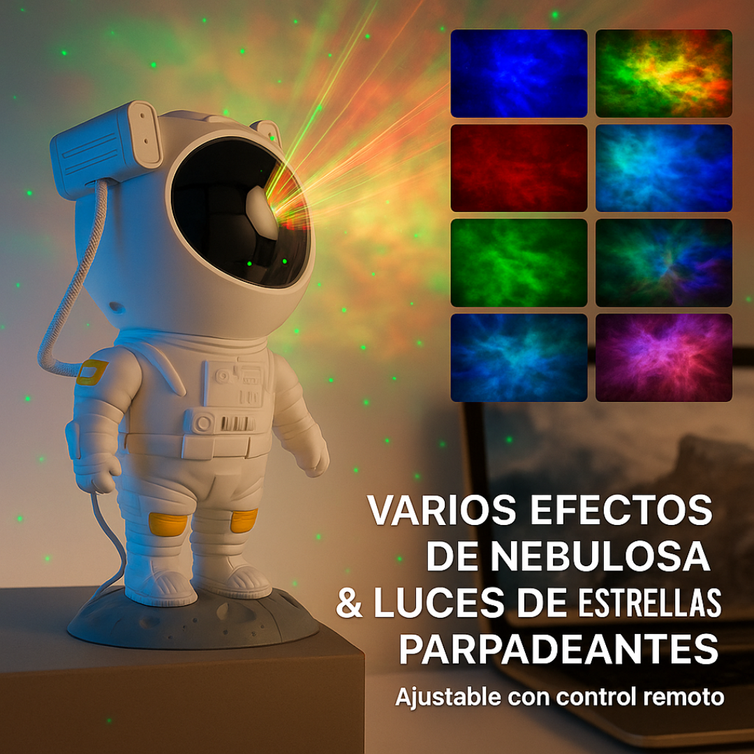 Astronauta Proyector de Galaxia